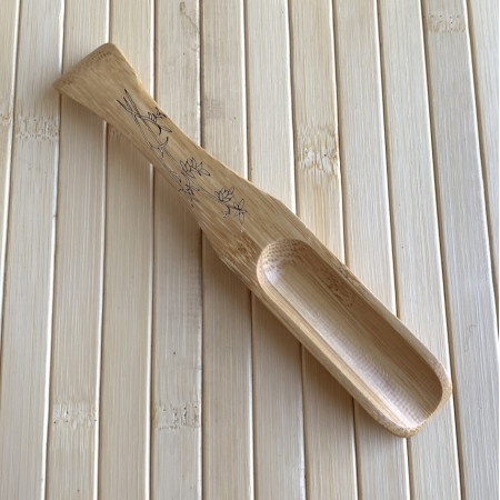 Бамбуковая ложка для насыпания чая